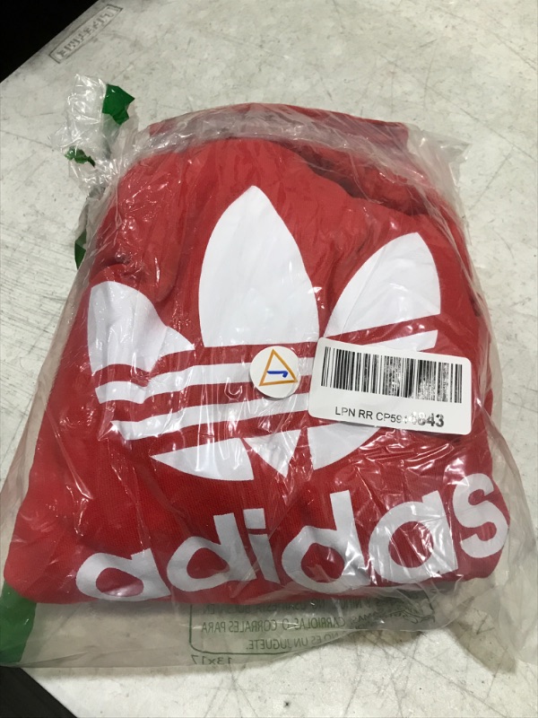 Photo 2 of adidas Originals Men's Adicolor Classics Trefoil Hoodie Large Red/White