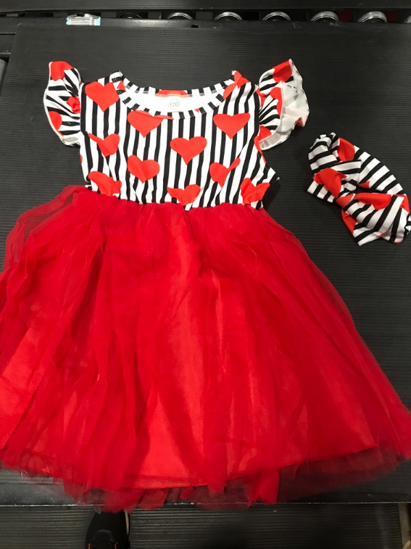 Photo 1 of 12 MONTH HEART DRESS WITH HEADBAND 
