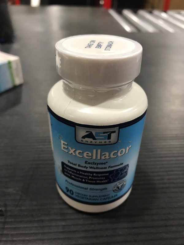 Photo 1 of AST Enzymes Excellacor – Proteolytic Systemic Enzymes Formula – with Enteric-Coated Serrapeptase - Total Body Support - 90 Vegetarian Capsules
EXP 2/24