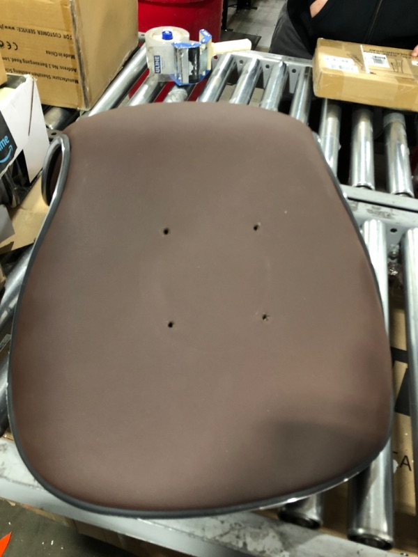 Photo 2 of (Seats ONLY)Generic Bar Stool Replacement Seat, Brown, 2 Piece