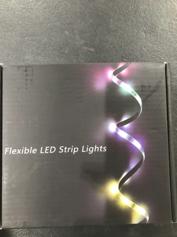 Photo 2 of 100ft LED Strip Lights Kit, LED Tape Strips, Sync to Music , Smart RGB LED Strip Light with remote, APP Bluetooth Control, light strips for room, LED Lights for Bedroom Home Party Decoration