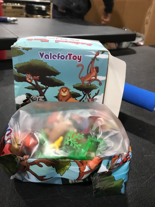 Photo 1 of Animals Figure,54 Piece Mini Jungle Animals Toys Set,ValeforToy Realistic Wild Vinyl Plastic Animal Learning Party Favors Toys for Boys Girls Kids Toddlers Forest Small Animals Playset Cupcake Topper