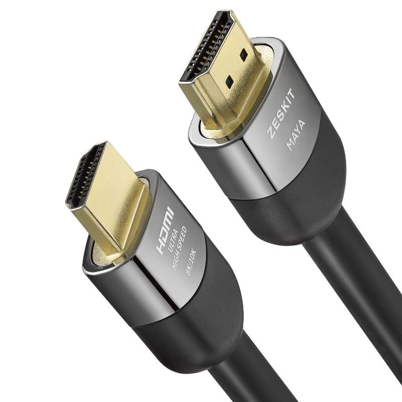 Photo 1 of Zeskit Maya 8K 48Gbps Certified Ultra High Speed HDMI Cable 16ft CL3 In Wall Rated, 4K120 8K60 eARC HDR HDCP 2.2 2.3 Compatible with Dolby Vision Apple TV 4K Roku Sony LG Samsung Xbox Series X PS4 PS5 https://a.co/d/6hz4bV1