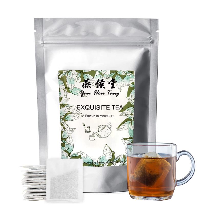 Photo 1 of Yan Hou Tang Organic Chinese Black Tea Bags - 100 Counts Loose Leaf Honey Coffee Flavor Taste Sugar Free Himalaya High Mountain Sachet for relaxation
EXP: 05/10/2024