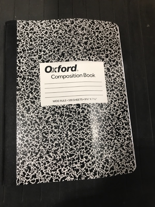 Photo 2 of Wide Ruled Classic Composition Notebook