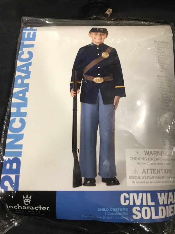 Photo 2 of Civil War Soldier Child Costume
SIZE 12