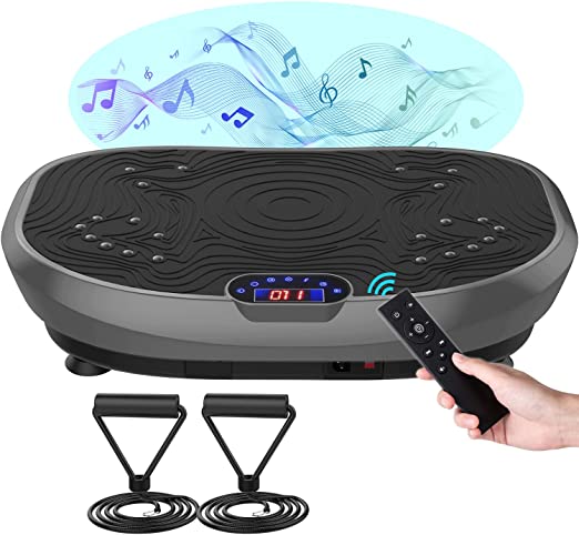 Photo 1 of AXV Vibration Plate Exercise Machine Whole Body Workout Vibrate Fitness Platform Lymphatic Drainage Machine for Weight Loss Shaping Toning Wellness Home Gyms Workout