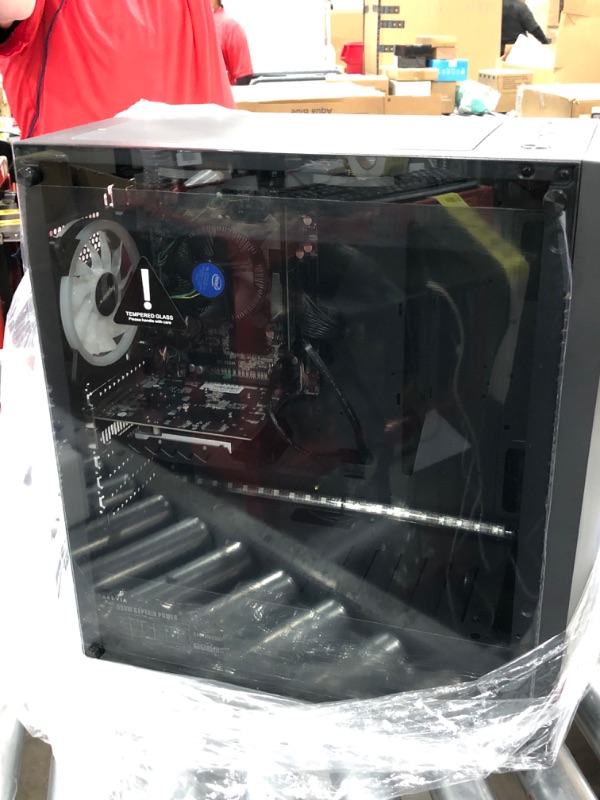 Photo 5 of Bgears Black Steel / Tempered Glass ATX Mid Tower Computer Case with 3 x 120mm ARGB Fan