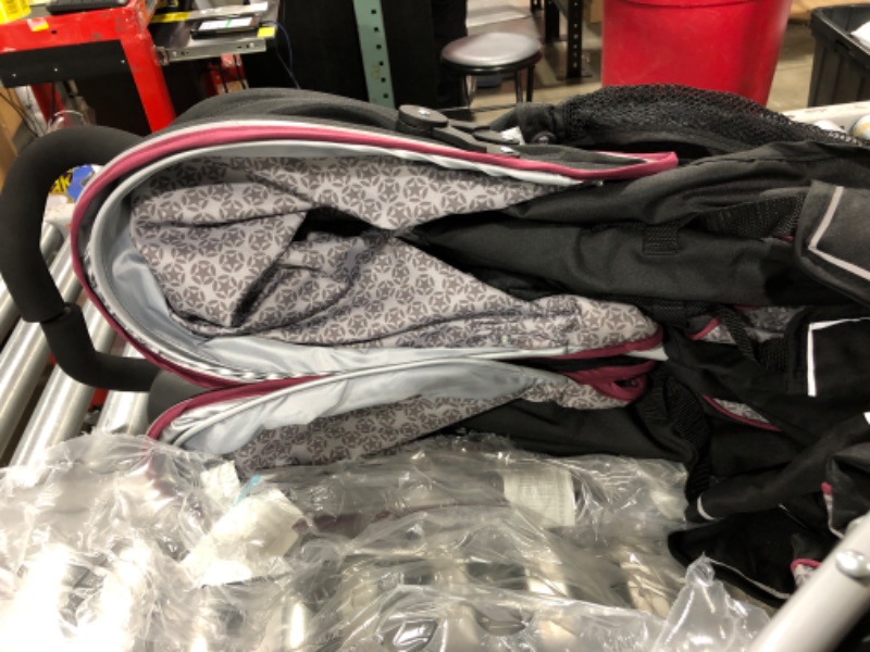 Photo 1 of  Scout Double Stroller, Lunar Burgundy