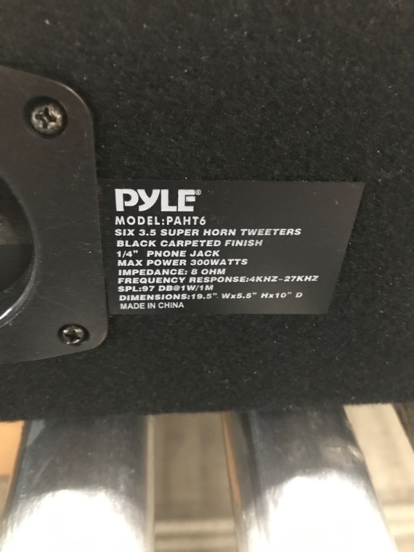 Photo 3 of Pyle Pro PAHT6 4 Driver Tweeter System