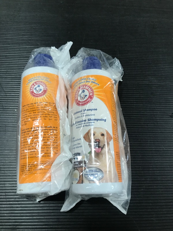 Photo 2 of Arm & Hammer for Pets Soothing Oatmeal Pet Shampoo, Vanilla Coconut-Moisturizing Dog Shampoo from Arm and Hammer-Shampoo for Pets, Dog Shampoo for Smelly Dogs, Dog Oatmeal Shampoo 16 Ounce - 2 Count