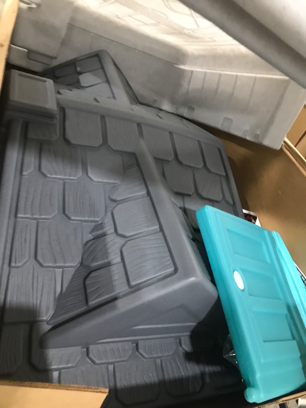 Photo 1 of (BOX 1 OF 2) Step2 Neat & Tidy Cottage Homestyle Edition, Modern Kids Playhouse – Interactive Features and Open-Concept Design, Indoor/Outdoor Playhouse for Toddlers
