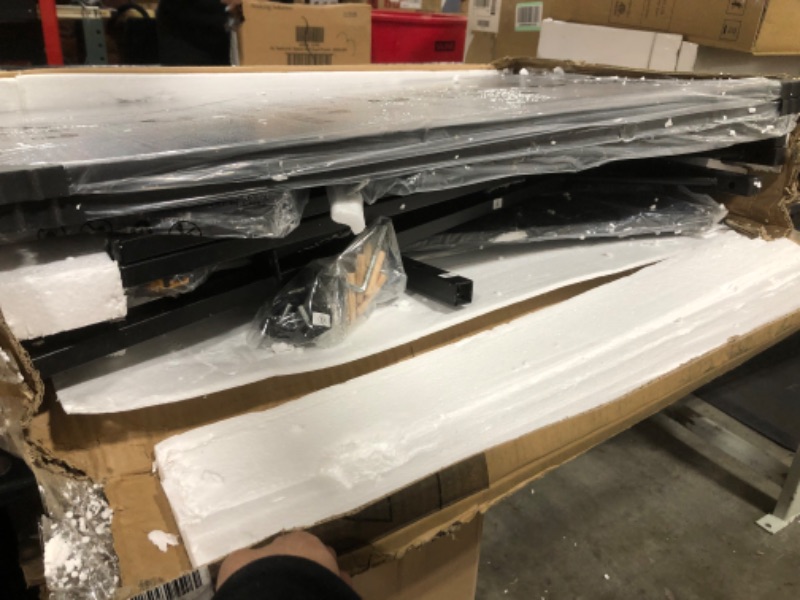 Photo 1 of CubiCubi L Shaped Desk, Computer Corner Gaming Desk with Large Monitor Stand, 51.2" Home Office Writing Table, Workstation with Storage Drawer, Space-Saving, Black