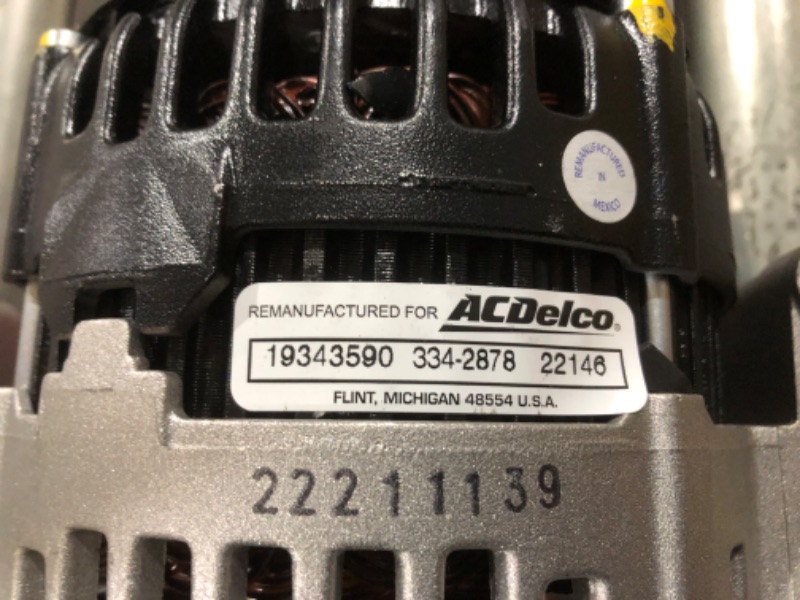 Photo 4 of ACDelco Gold 334-2878 Alternator, Remanufactured (Renewed)