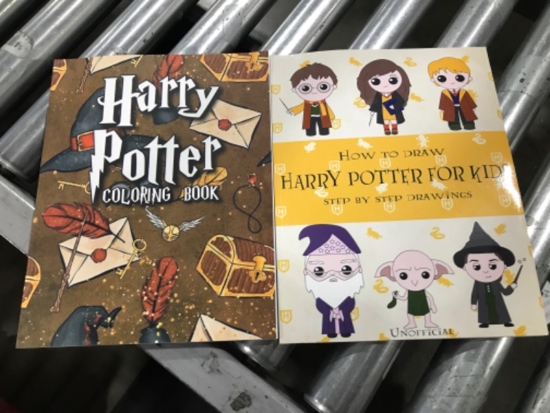 Photo 1 of 2 PC COLORING BOOK HARRY POTTER 