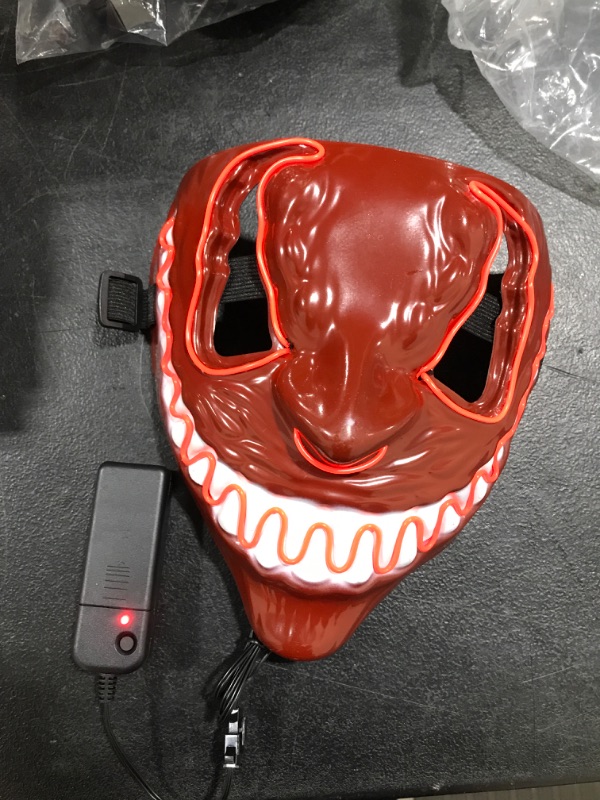 Photo 1 of 2 pack of light up Halloween masks