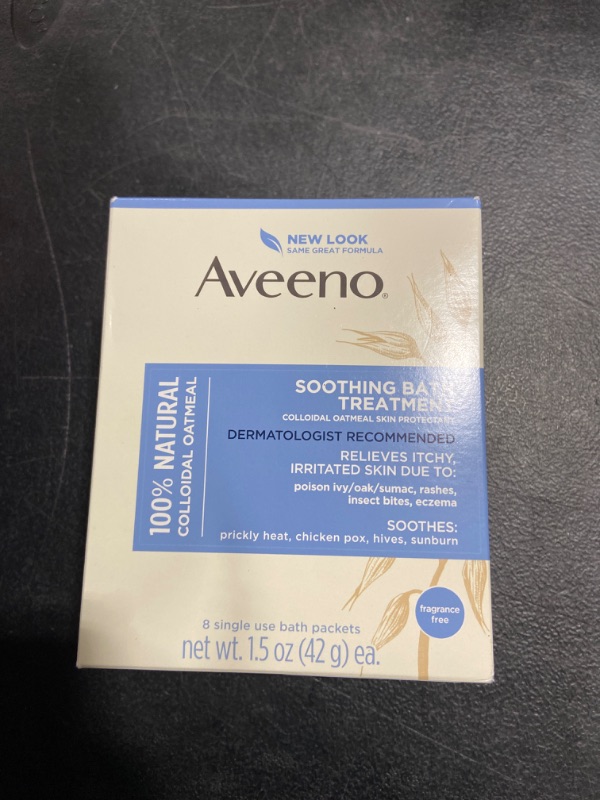 Aveeno Soothing Bath Treatment With 100% Natural Colloidal Oatmeal For 