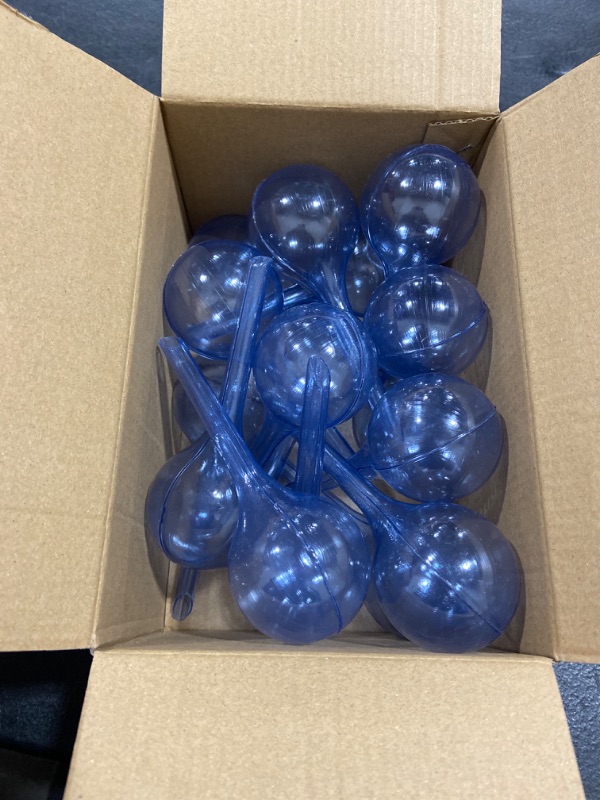 Photo 2 of 16 PCS Plant Watering Globes,Small Plastic Automatic Self Water Bulbs,Garden Water Device for Plants,Indoor Outdoor Decoration 16 PCS Grey blue