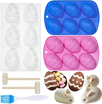 Photo 1 of 6 PIECES EASTER SILICONE MOLD SETS