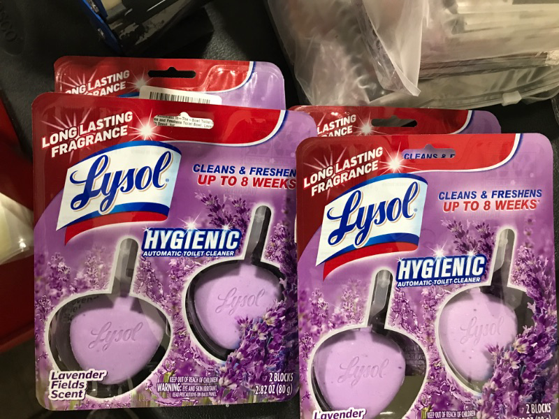 Photo 2 of 4- Hygienic Cotton Lilac Scent Automatic Toilet Bowl Cleaner 2.82 Oz Tablet