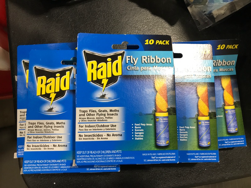 Photo 2 of 5 boxes of Raid Fly & Bug Catcher Ribbon - 10.0 Ea