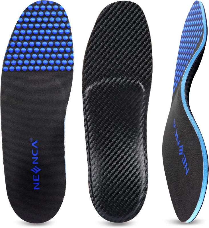 Photo 1 of NEENCA Professional Arch Support Insoles, Plantar Fasciitis Relief Shoe Inserts, Medical Grade Thin Orthotic Insoles for Men and Women, Flat Feet, High Arch, Fallen Arch, Arch/Foot/Heel Pain Relief
Size: 2: Men 6-8 / Women 7-9