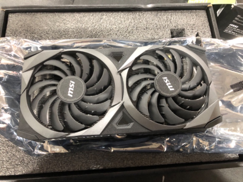 Photo 5 of MSI Gaming GeForce RTX 3070 LHR 8GB GDRR6 256-Bit HDMI/DP Nvlink Torx Fan 2 Ampere Architecture OC Graphics Card (Ventus 2X)