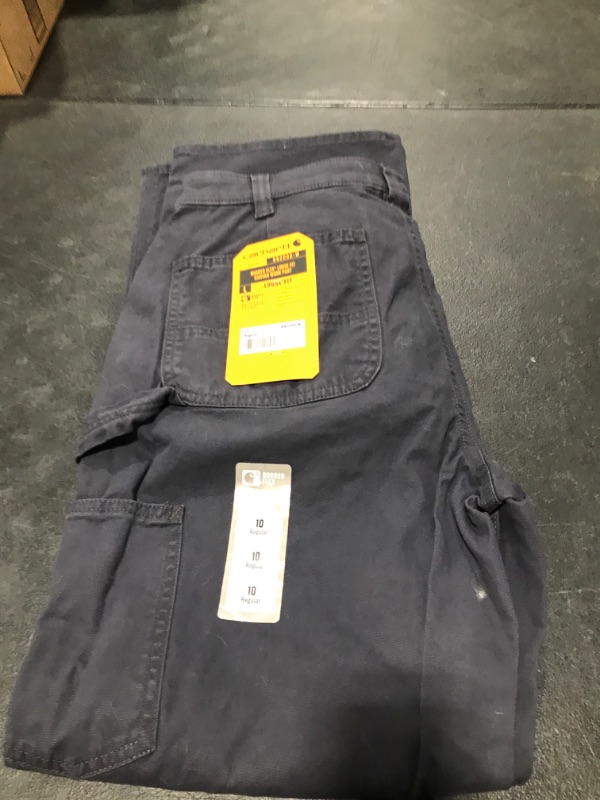 Photo 2 of Carhartt Women's Rugged Flex Loose Fit Canvas Work Pant 10 Coal889192113572
