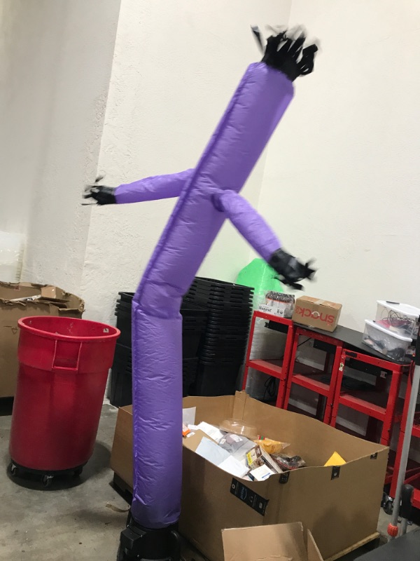 Photo 2 of MOUNTO 8FT Fly Puppet Dancer with 1/3hp Blower Complete Set (Purple)