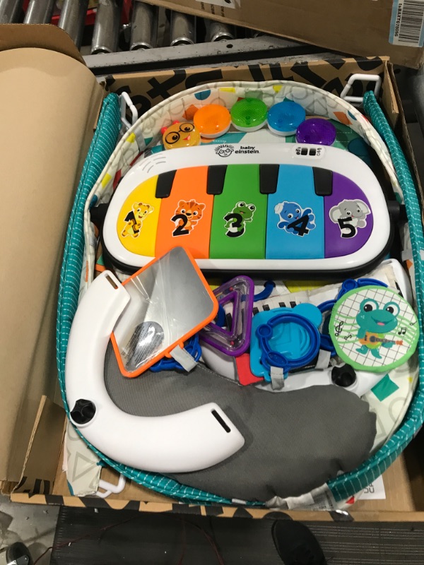 Photo 2 of Baby Einstein 4-in-1 Kickin' Tunes Music and Language Play Gym and Piano Tummy Time Activity Mat