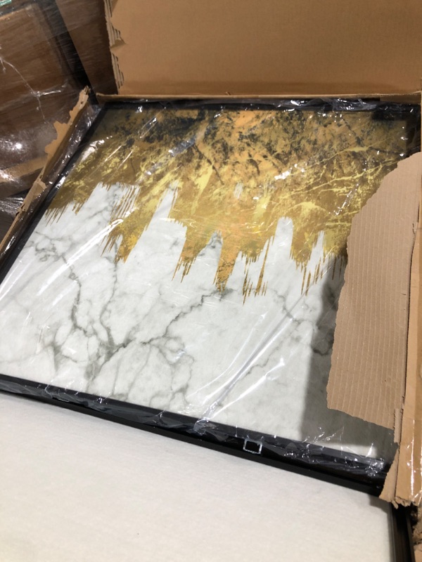 Photo 1 of  Olanglab Framed Art Acoustic Panels,2 Pack 23.6 x 23.6Inches Acoustical Soundproof Wall Panels Sound Absorbing, Decorative Sound proofing Foam Panels, Studio Acoustic Treatment
