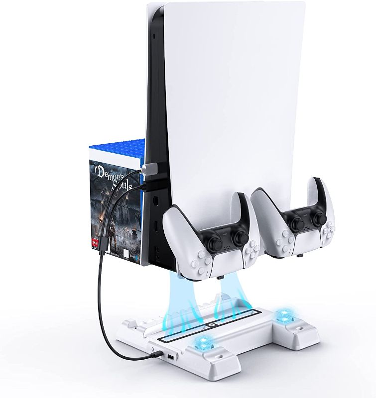 Photo 1 of NexiGo PS5 Accessories Stand with Cooling Station for Playstation 5 