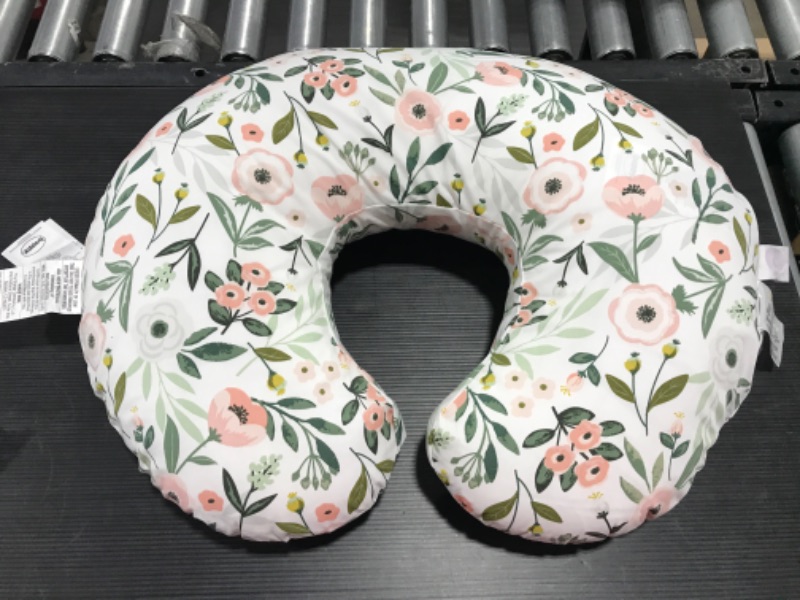 Photo 2 of Boppy Nursing Pillow and Positioner—Original | Pink Garden Flowers 20x16x5.5 Inch (Pack of 1)