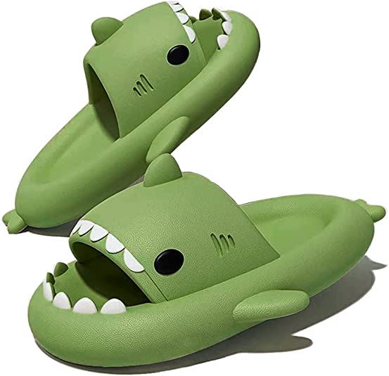 Photo 1 of [Size W-8] Shark Slides - Green