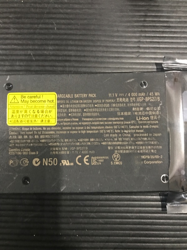 Photo 2 of 45Wh 11.1V Laptop Battery for Sony: Compatible with Sony Vaio VPCZ21 VPCZ219FJ/B VPCZ21AJ VPCZ21AGJ/B VPCZ212GX VPCZ212GX/B VPCZ213GX VPCZ213GXB VPCZ213GX/B VPCZ214GX VPCZ214GX/B VPCZ214GX/L Series