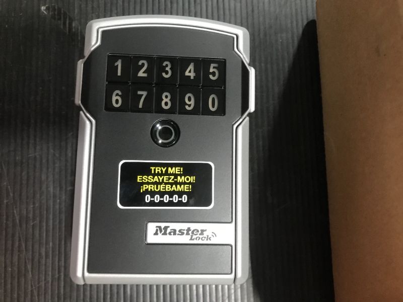 Photo 2 of Master Lock Lock Box, Electronic Wall Mount Key Safe, Bluetooth iOS/Android App and Keypad Codes, 3-1/4 in. Wide, 5441EC Wall Mount Box