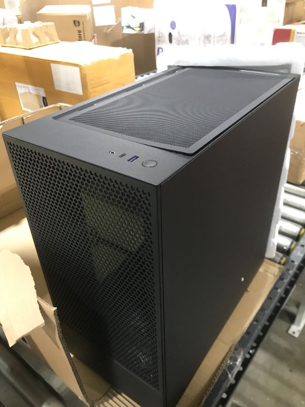 Photo 2 of NZXT - H5 Flow ATX Mid-Tower Case - Black
