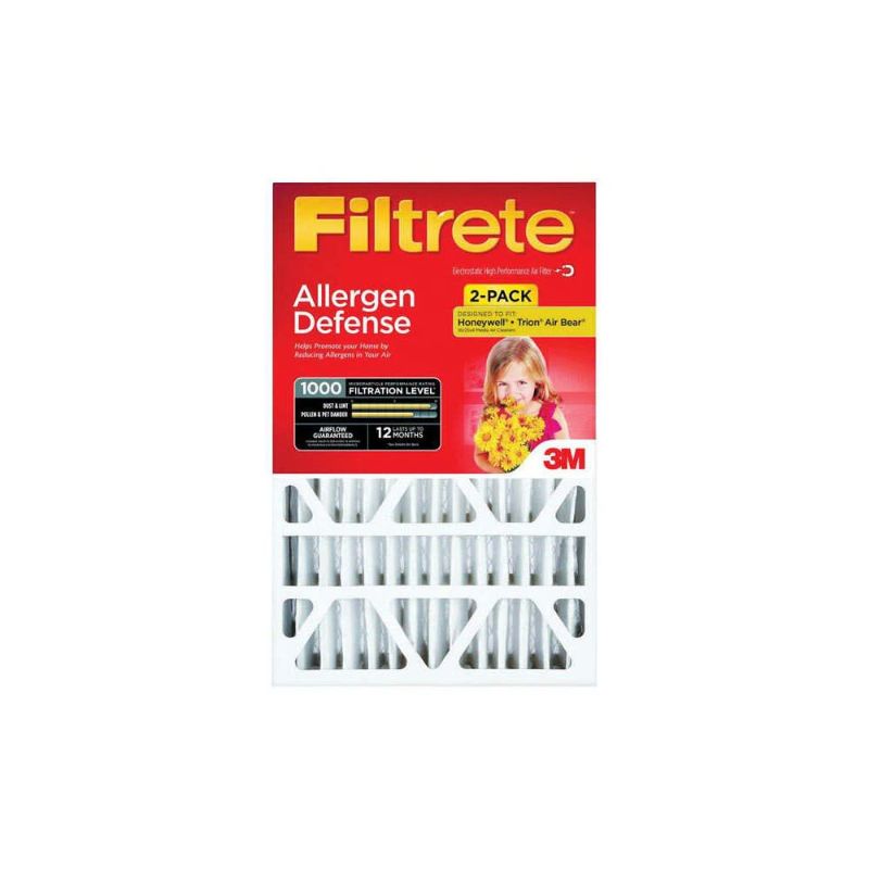 Photo 1 of 3M Filtrete 16 x 25 x 4" Air Cleaning Defense Filter 2pk
