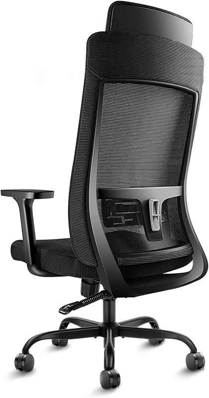 Photo 1 of DAVEJONES Ergonomic Office Chair - Computer Desk Chairs High Back with Lumbar Support, 3D Adjustable Arms
