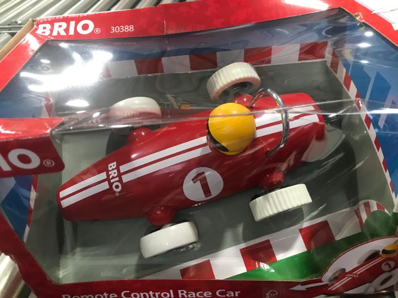 Photo 2 of Brio 30388 R/C Race Car | Battery Operated Toy Remote Control Race Car for Toddlers Age 2 and Up