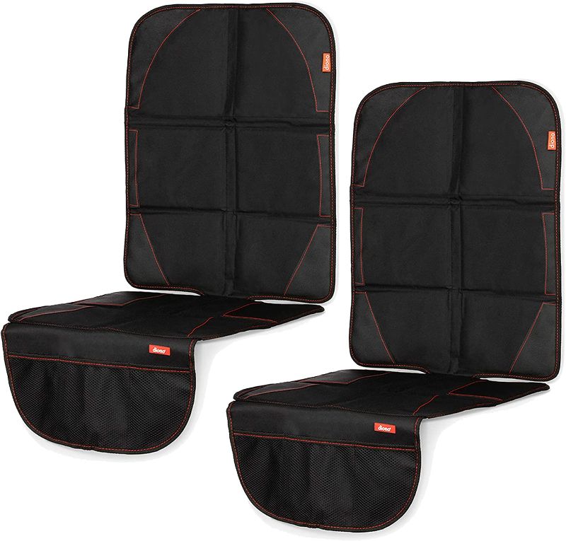 Photo 1 of  Ultra Mat 2-Pack Complete Back Seat Upholstery Protection from Child Car Seats and Pets, Crash Tested, Premium Ultra Thick Padding, Durable, Water Resistant, Anti-Slip, 3 Mesh Storage Pockets
