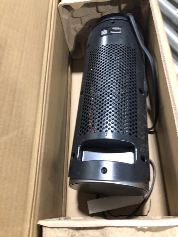 Photo 2 of Lasko 1500W Digital Ceramic Space Heater with Remote, 755320, Silver