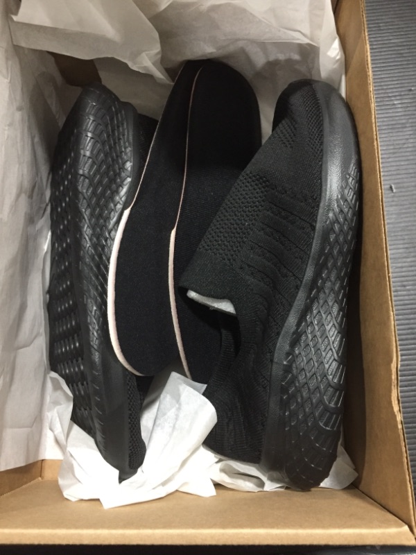 Photo 1 of BLACK EASY SLIP ON SNEAKERS SIZE 40