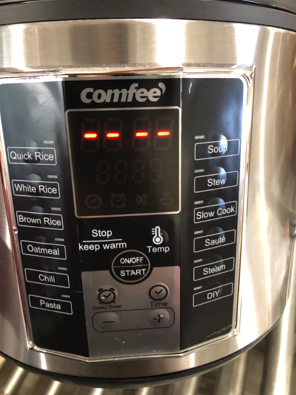 Photo 3 of COMFEE' Rice Cooker, Slow Cooker, Steamer, Stewpot, Saute All in One (12 Digital Cooking Programs) Multi Cooker (5.2Qt ) Large Capacity, 24 Hours Preset & Instant Keep Warm Professional 20-cup cooked/10-cup uncooked