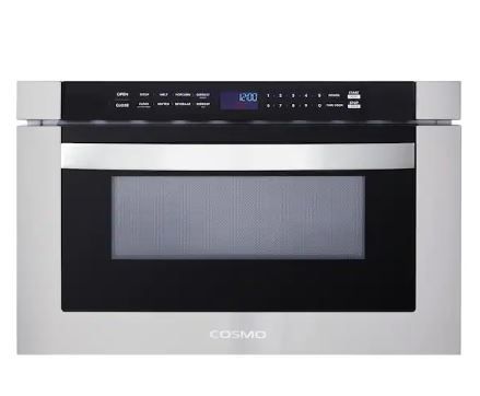 Photo 1 of 24 in. Built-In 1.2 cu. ft. Microwave Drawer with Capacity, 4 Automatic Presets and Touch Controls in Stainless Steel
