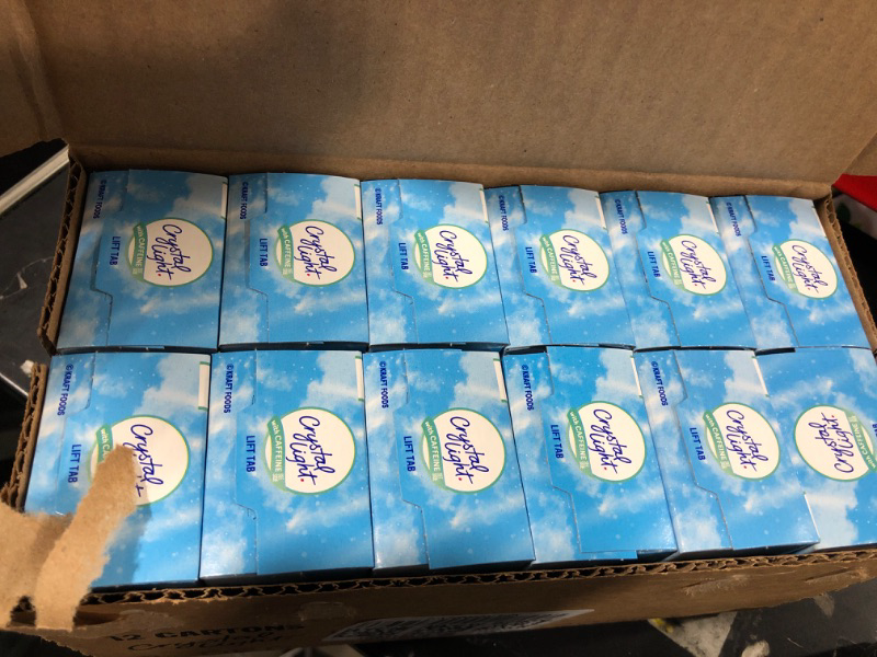 Photo 1 of Crystal Light-12PK CITRUS WITH CAFFEINE- BB 12/07/22
