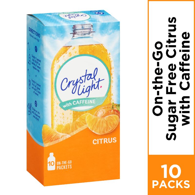 Photo 1 of Crystal Light-12PK CITRUS WITH CAFFEINE- BB 12/07/22