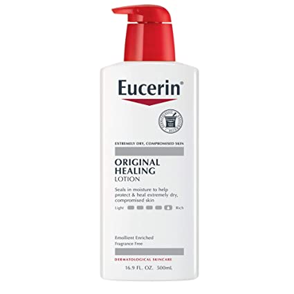 Photo 1 of 
Eucerin Original Healing Rich Body Lotion, Body Lotion for Dry Skin, 16.9 Fl Oz Pump Bottle
