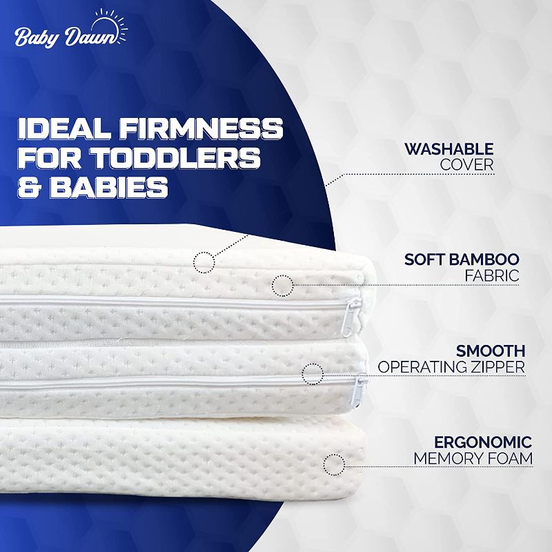 Photo 2 of BABY DAWN Pack and Play Trifold Mattress Pad for Babies and Toddlers - Portable and Foldable Mattress