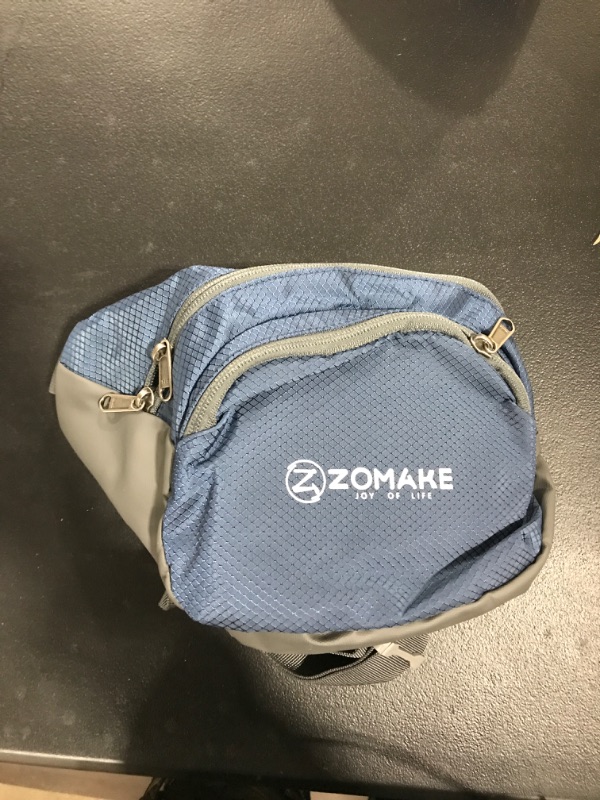 Photo 1 of Zomake Fanny Pack 3 Pockets Blue/Grey